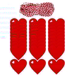 heart hole tag, valentine's day love tag, anniversary gift bag, packaging decoration