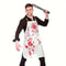 Halloween Blood Splatter Apron for Adults, Costume for Bar, Haunted House, or Party – Made of Polyester