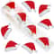 Laser Christmas Hat Stickers, Cartoon Decoration Stickers, Gift Packaging Box Sealing Labels for Envelopes and Gift Bags