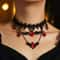Halloween Necklace Gothic Pendant Party Costume Dress-Up Necklace Holiday Gift
