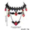 Halloween Necklace Gothic Pendant Party Costume Dress-Up Necklace Holiday Gift