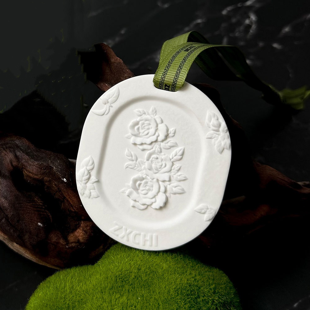 Gypsum Tablets Indoor Aromatherapy, Diffuser Stone Solid Aromatherapy Pendant for Car