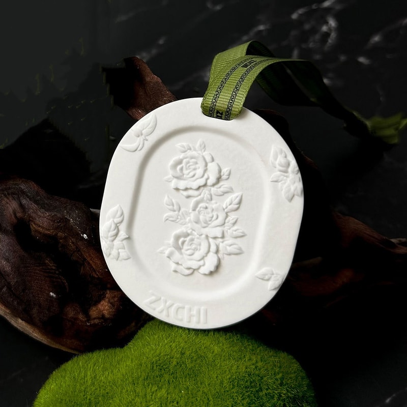 Gypsum Tablets Indoor Aromatherapy, Diffuser Stone Solid Aromatherapy Pendant for Car