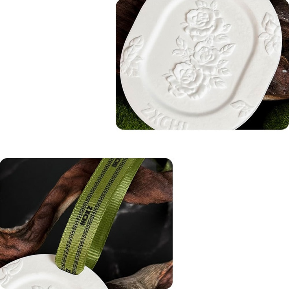 Gypsum Tablets Indoor Aromatherapy, Diffuser Stone Solid Aromatherapy Pendant for Car