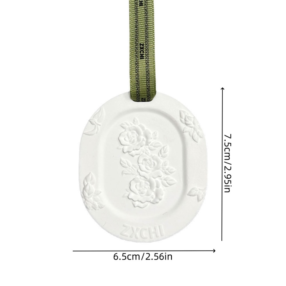 Gypsum Tablets Indoor Aromatherapy, Diffuser Stone Solid Aromatherapy Pendant for Car