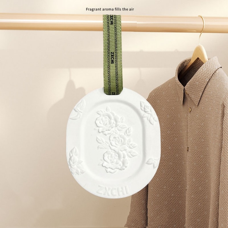 Gypsum Tablets Indoor Aromatherapy, Diffuser Stone Solid Aromatherapy Pendant for Car