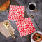 High-end Restaurant Hotel Printed Napkins Heart Square Paper for Festival Celebration Disposable Napkins