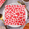 High-end Restaurant Hotel Printed Napkins Heart Square Paper for Festival Celebration Disposable Napkins