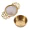 Gold Household Tea Strainer, Stainless Steel Tea Filter with Double Ear Tea Filter