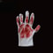White Bloody Party Makeup Gloves, Halloween Party Blood Gloves for Masquerade, Fun Prank Prop