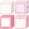 Self-Adhesive Pink Bow Sticky Notes, Tear-Off Memo Pad, School Office Reward Gift
