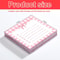 Self-Adhesive Pink Bow Sticky Notes, Tear-Off Memo Pad, School Office Reward Gift