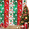 Red White Green Santa Claus Snowman Christmas Rain Silk Curtain Background, Party Decoration Hanging
