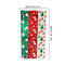 Red White Green Santa Claus Snowman Christmas Rain Silk Curtain Background, Party Decoration Hanging