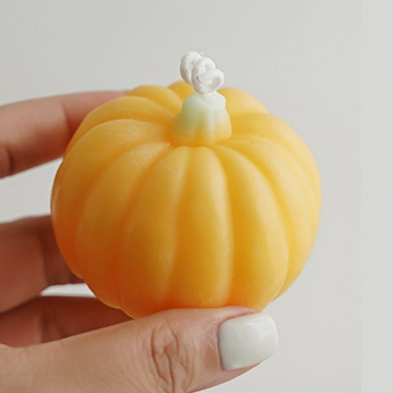 Pumpkin Shaped Scented Candle Wedding Gifts Autumn Ornaments For Parties 3