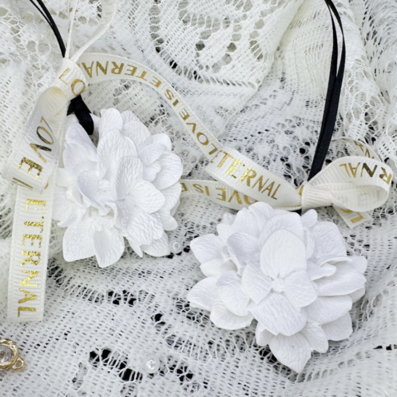 Bathroom Bedroom Wardrobe Hydrangea Aroma Hanging Decoration Aroma Plaster Pendant Diffuser Stone H 3