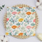 Holiday Themed Party Disposable Two-Ply Square Napkins, Butterfly Floral Pattern Printed Tissue for Family Gatherings