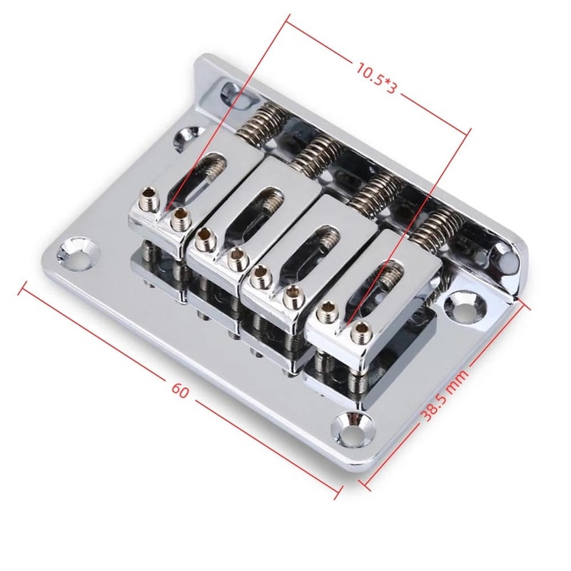 Replacement Bridge Parts with Tool Set, String Tailpiece