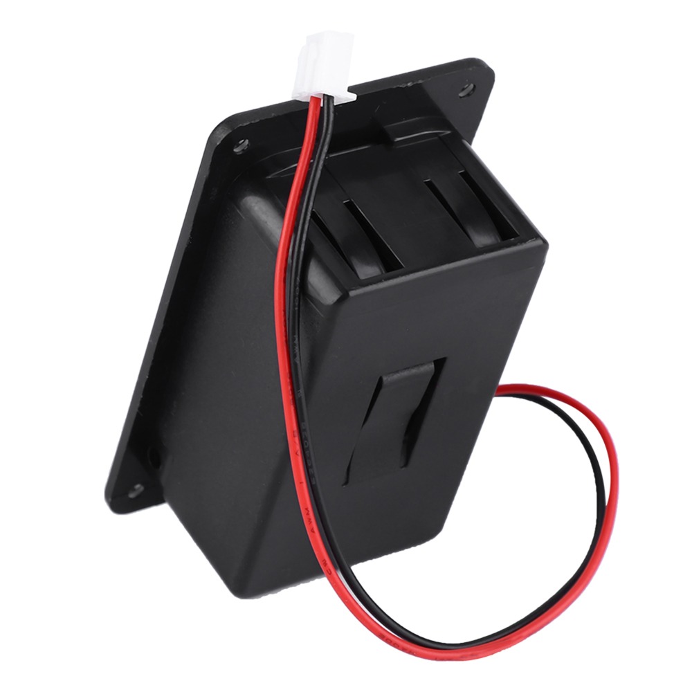 Black Battery Box, Pickup Connector Battery Case Cover, Compartment for Organized Storage