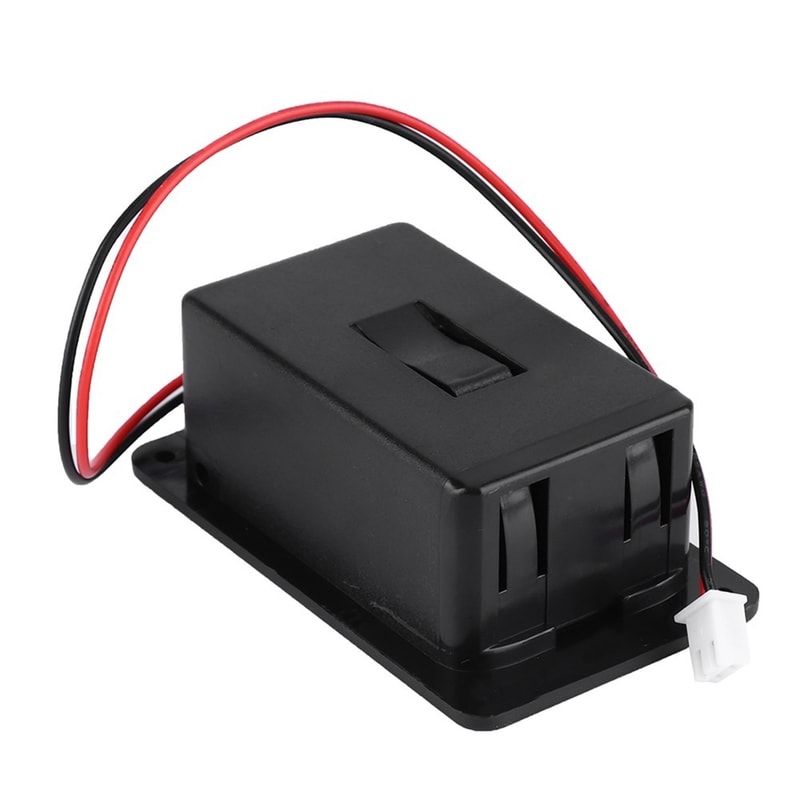 Black Battery Box, Pickup Connector Battery Case Cover, Compartment for Organized Storage