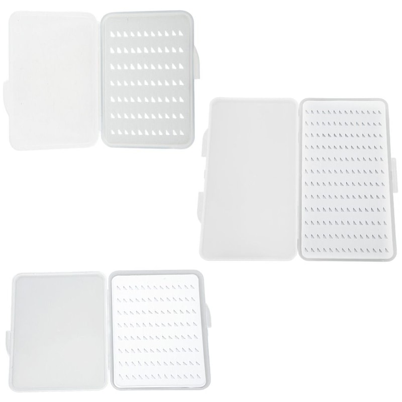 Large Capacity Fly Lures Box, Waterproof Design Fly Fishing Box with Transparent Lid