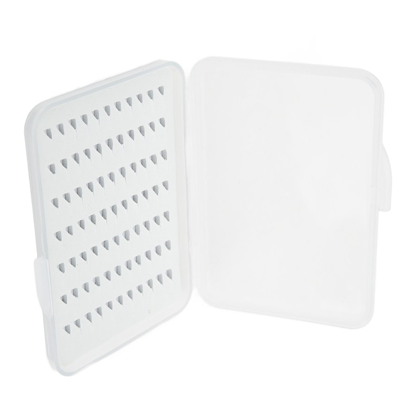 Large Capacity Fly Lures Box, Waterproof Design Fly Fishing Box with Transparent Lid