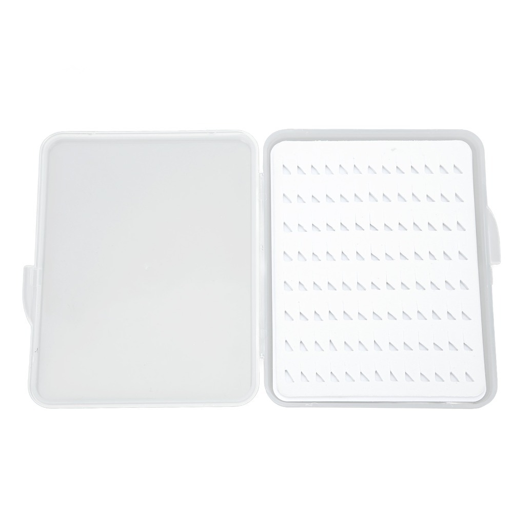 Large Capacity Fly Lures Box, Waterproof Design Fly Fishing Box with Transparent Lid