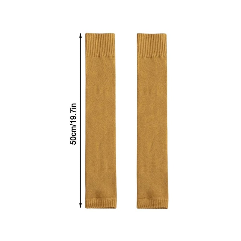 Elastic Knee-High Stockings, Windproof Coldproof Leg Sleeves for Winter Cycling