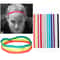 Elastic Headband for Sport, Anti-slip Hair Accessories, Rubber Sweatband Candy Color Yoga Head Bands, Head Wrap