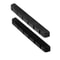 Pre-Slotted Bone Electric Guitar Nut, Black/White, Slotted Guitar Nut, Flat Bottom, Guitar Repair Tool