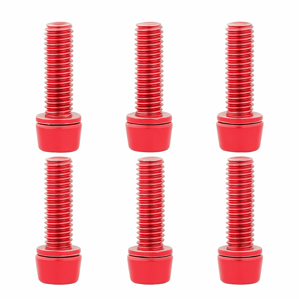 Ultralight Bike Stem Screws, Stainless Steel Handlebar Screws with Washer, Bike Stem Bolts for Easy Bike Maintenance