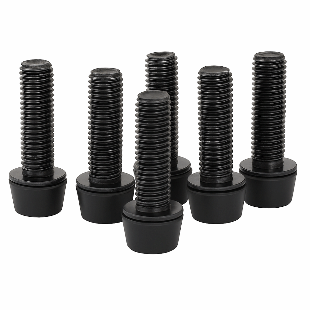 Ultralight Bike Stem Screws, Stainless Steel Handlebar Screws with Washer, Bike Stem Bolts for Easy Bike Maintenance