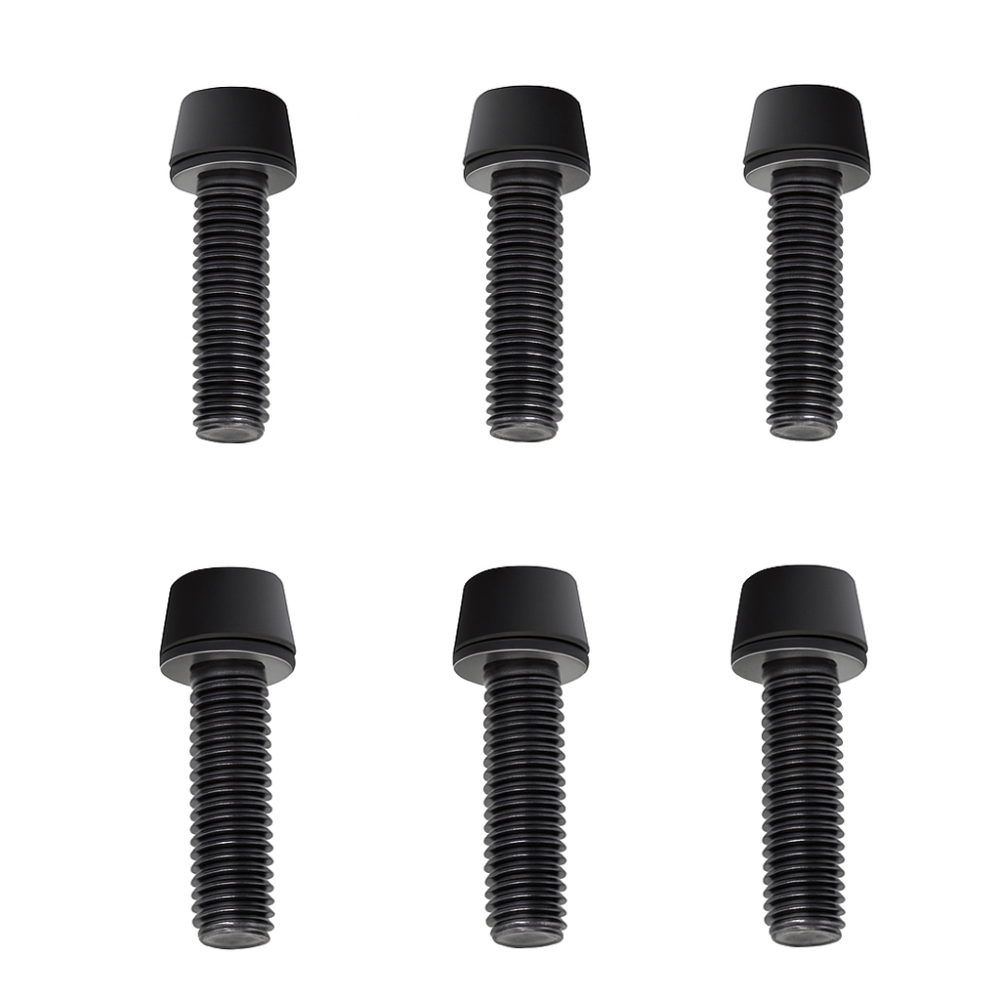 Ultralight Bike Stem Screws, Stainless Steel Handlebar Screws with Washer, Bike Stem Bolts for Easy Bike Maintenance