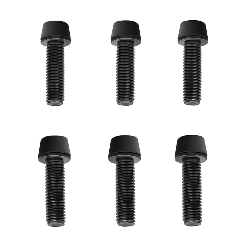 Ultralight Bike Stem Screws, Stainless Steel Handlebar Screws with Washer, Bike Stem Bolts for Easy Bike Maintenance
