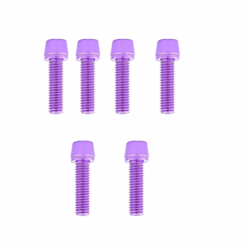 Ultralight Bike Stem Screws, Stainless Steel Handlebar Screws with Washer, Bike Stem Bolts for Easy Bike Maintenance