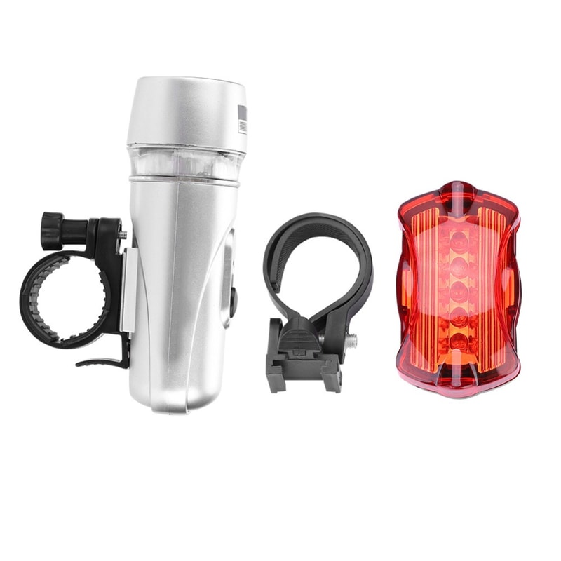 Waterproof LED Bike Light Set, High Visibility Front and Rear Lamp for Bicycles