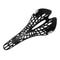 Ultralight Ergonomic Bike Saddle, Shock Absorption Cushion, Hollow Out Design, Steel and Plastic Construction