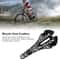 Ultralight Ergonomic Bike Saddle, Shock Absorption Cushion, Hollow Out Design, Steel and Plastic Construction