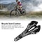 Ultralight Ergonomic Bike Saddle, Shock Absorption Cushion, Hollow Out Design, Steel and Plastic Construction