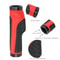 Alloy Double Lock Bicycle Grips, Ergonomic Handlebar Grips Rubber Plastic, Multi Color, Widen Holding