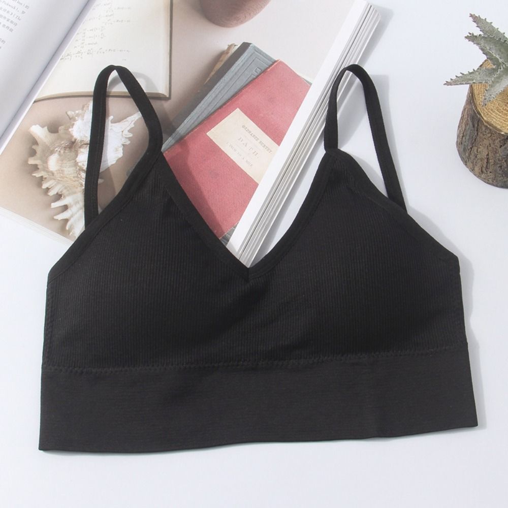 Low Back Sports Bra, Seamless Push Up Brassiere, Fitness Gym Bra for Women