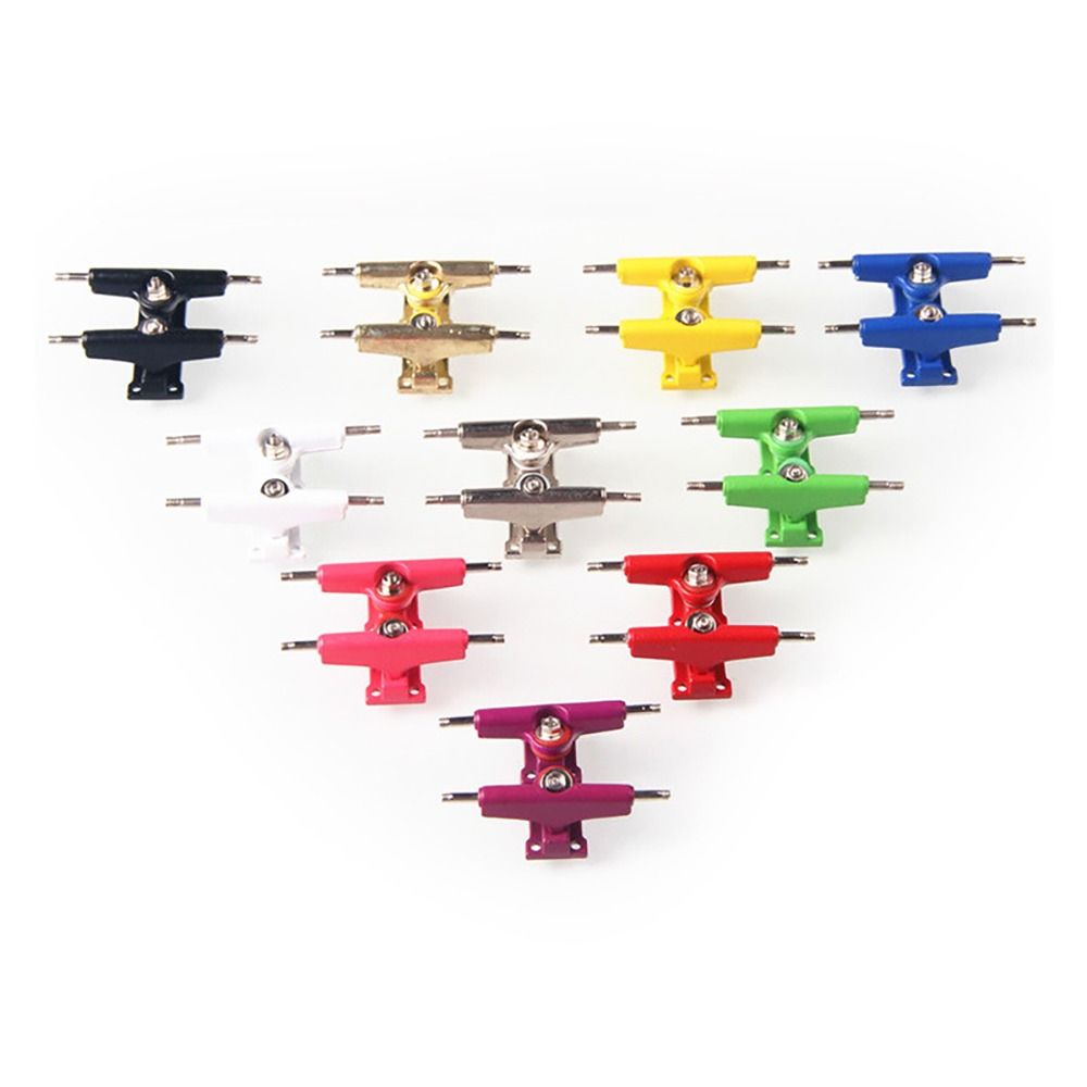 New Fingerboard Truck Set with Nuts, Bolts, Bearings, Deck Brackets for Hobby Collectors