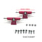 New Fingerboard Truck Set with Nuts, Bolts, Bearings, Deck Brackets for Hobby Collectors
