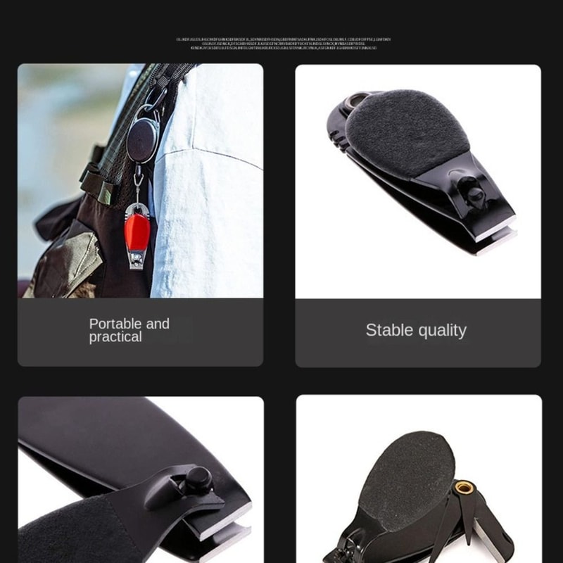 Stainless Steel Cutter Quick Knot Tying Tool, Nail Knotter Nippers, Fly Fishing Snip Clippers