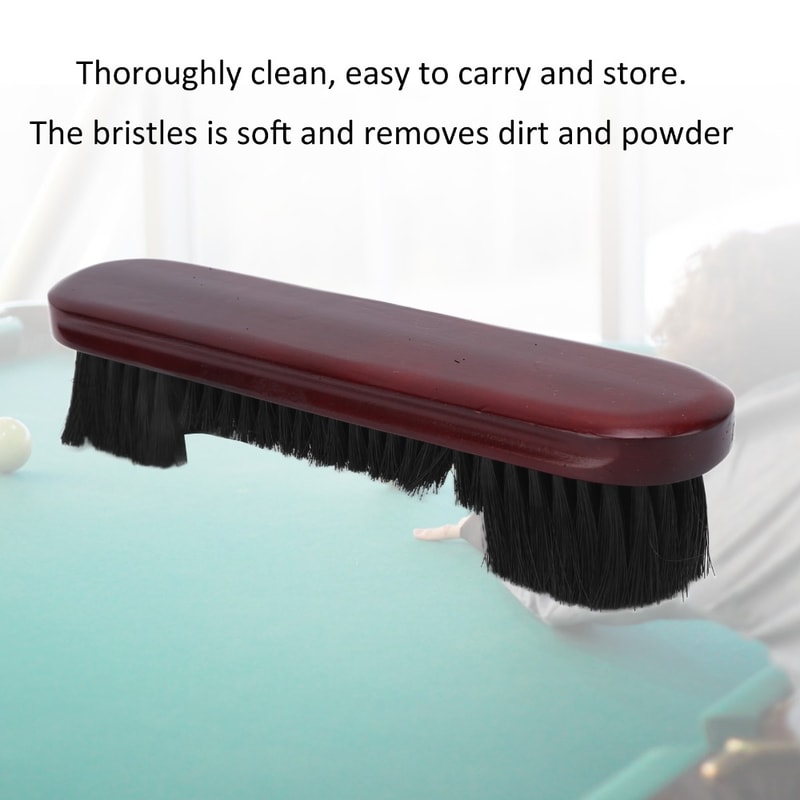 Wooden Pool Table Brush Red, Billiards Table Brush PVC for Home Use