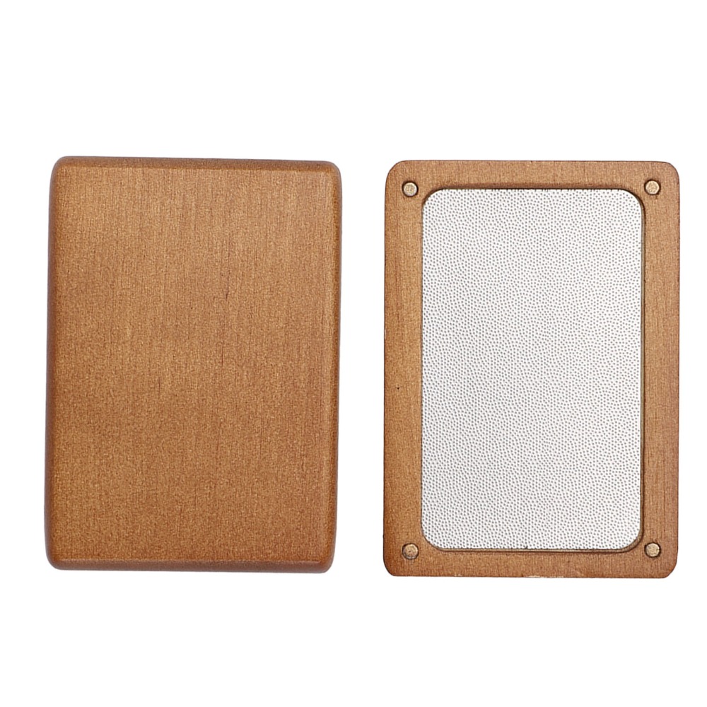 Stainless Steel Pool Cue Tip Shaper Birch Wood Billiard Tip Sander for Home Use