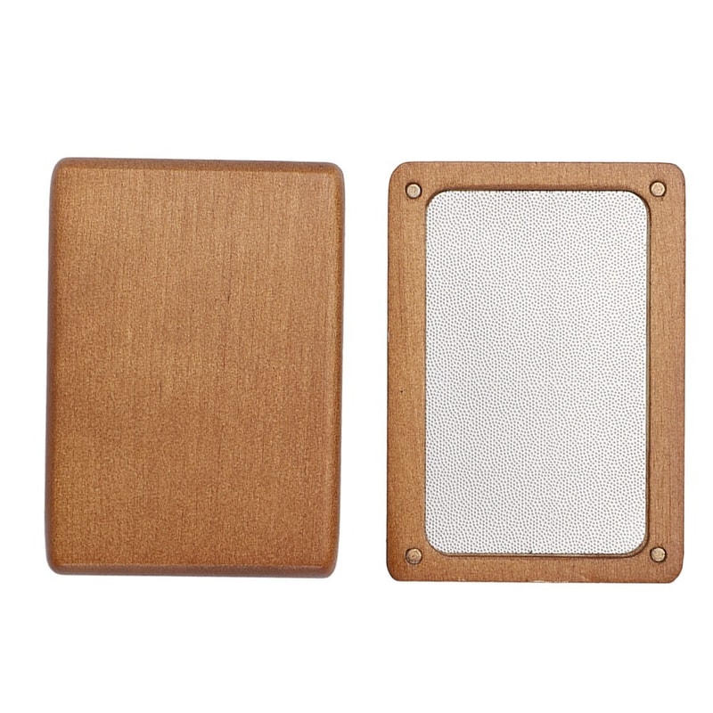 Stainless Steel Pool Cue Tip Shaper Birch Wood Billiard Tip Sander for Home Use