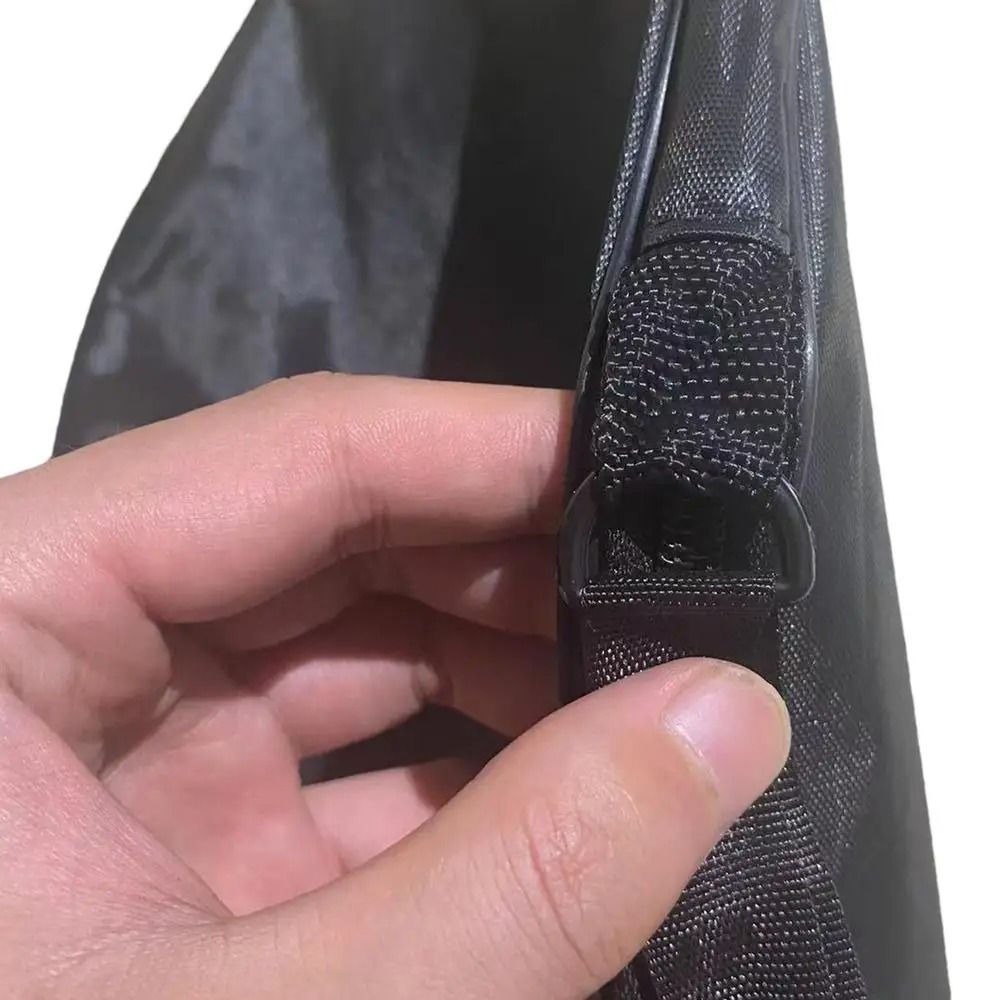 Black Court Racket Bag, Portable Waterproof Lightweight Tennis Racket Protective Cover