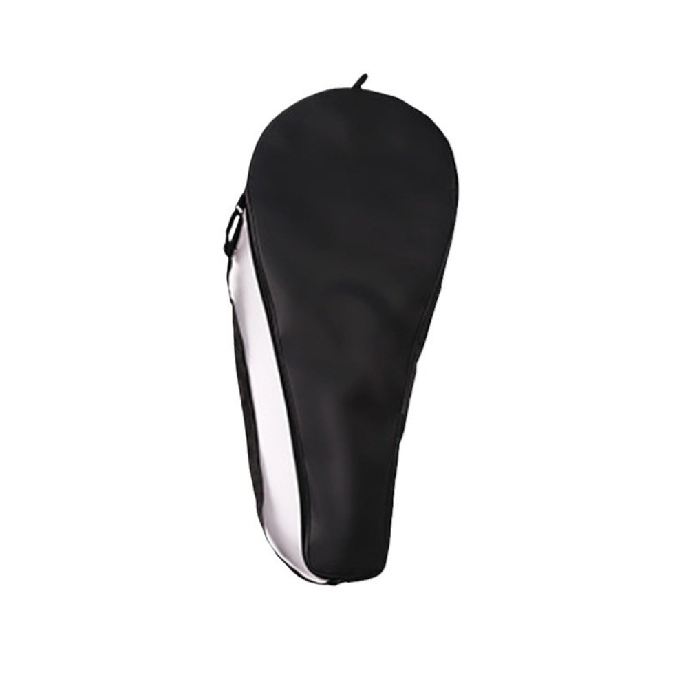 Black Court Racket Bag, Portable Waterproof Lightweight Tennis Racket Protective Cover