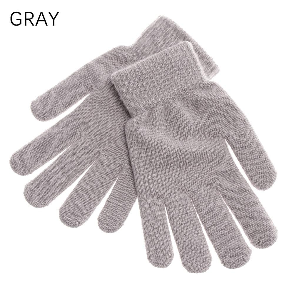 Gifts Winter Warm Thermal Wrist Warmer Wool Knitted Full Fingered Gloves Lining Mittens